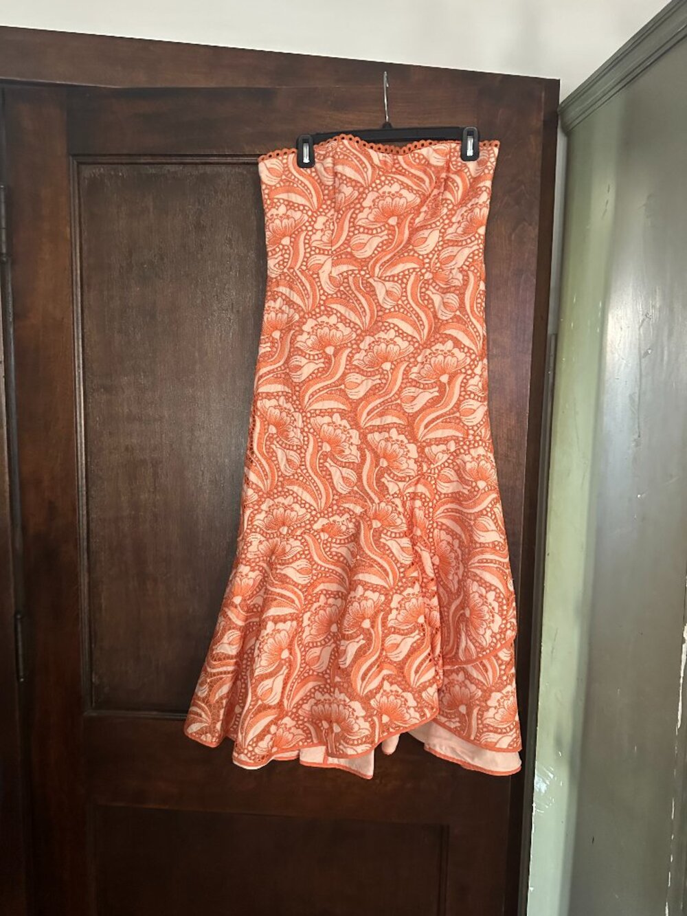 Anthropologie strapless dress
